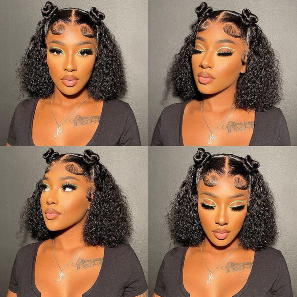 12A Double Drawn Water Wave 13x4 Transparent Lace Full Frontal Wig - Image 3